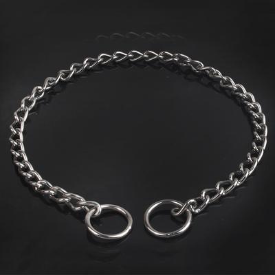 Doppelring Edelstahl Hundekette Metall P Kette Halsband Edelstahl P Kette Hunde P Kette Hundehalsband