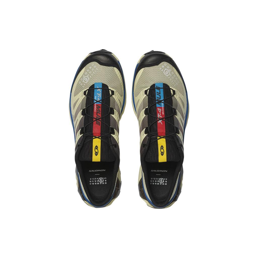 Mm6 Maison Margiela X Salomon Xt-4 Mule Comfortable Durable Low-Top Casual Trail Running Shoes Unisex Sneakers Light-Yellow Gray 475360