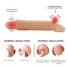 Penis Extender Enlarger Penis Vibrator Ring Sex Toys For Men Erection Silicone Clitoris Stimulate Cock Vibrating Ring