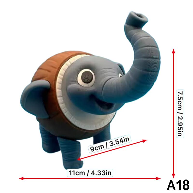 

Tralalero Tralala Brainrot Tung Tung Tung Sahur Figure 3D Printed Frulli Frulla Statue Joint Movable Model Car Home Ornament A18