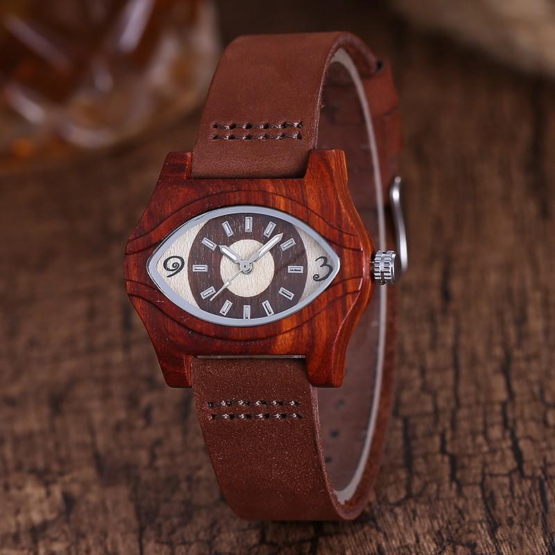 

Multifunctional Compass Wood Watch Outdoor Sports Watch Men S Women S Student Watch