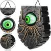 Halloween Doorbell, Animated Eyeball Haunted House Door Bell with Spooky Sound and Lightup Eye for Halloween Party Decorations