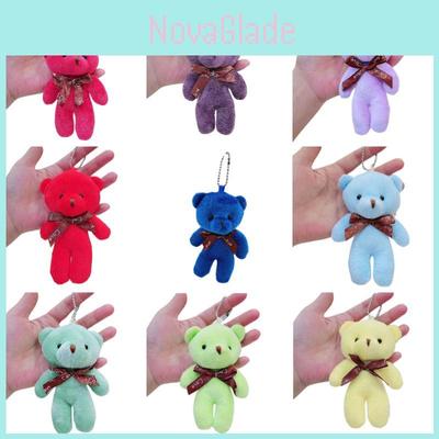 Cute Teddy Bear Plush Keychain Pendant Wholesale Gift