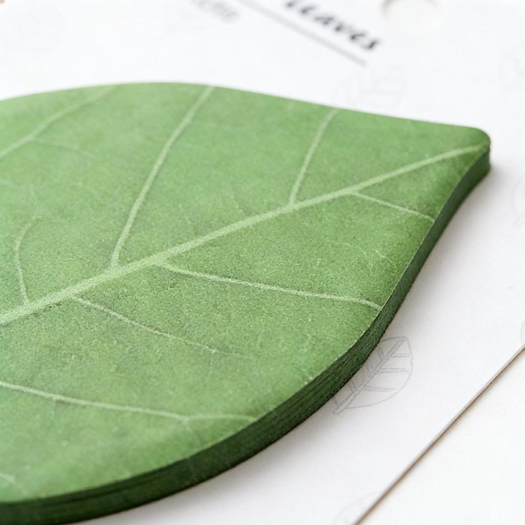 Sticky Notes Notepad Leaf Sticky Notes Stickers Self Sticky Notes DIY Decoration Plant Green Sticky Notes Leaf Stickers