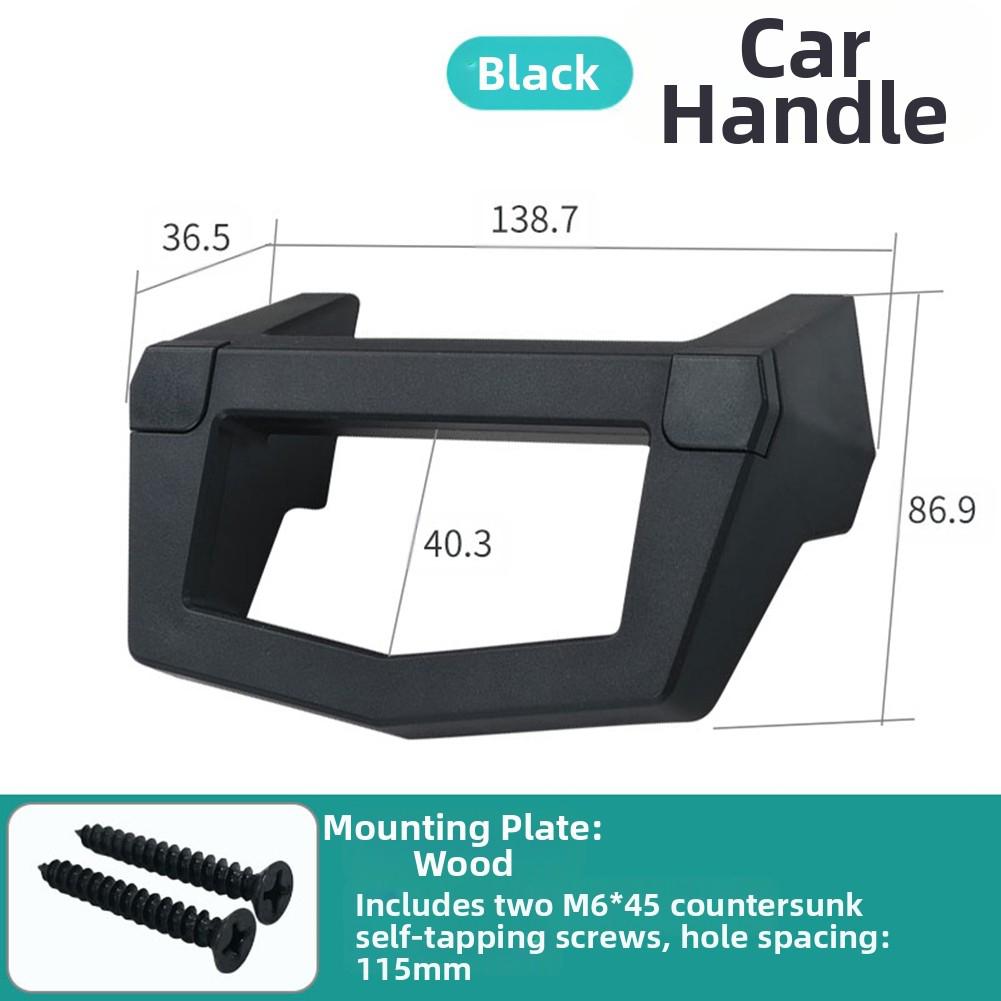 Pickup Truck Luggage Tie Down Rope Bracket Handle with Nylon Material and Self Tapping Screws for Mobile Equipment