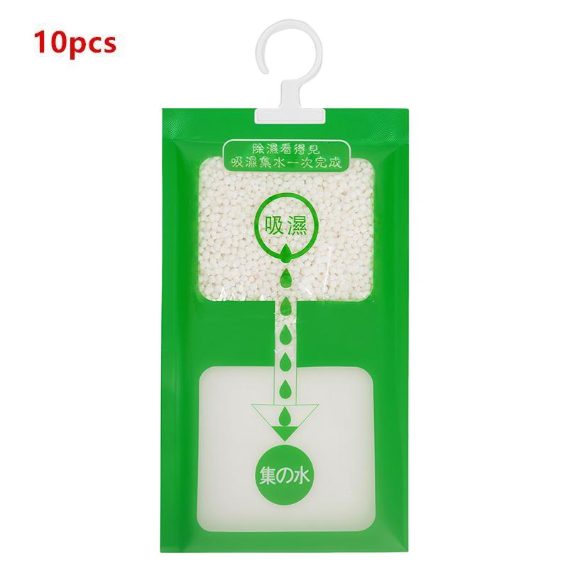 50G 5/10Pcs Moisture Absorber Hanging Drying Clothes Dehumidifier Wardrobe Dehumidifier Dry Bag Desiccant Moisture Absorption
