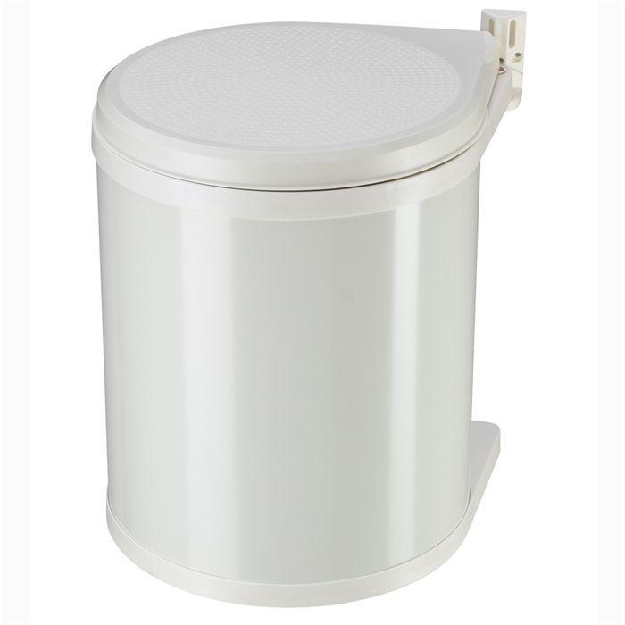 Hailo Poubelle de placard Compact-Box Taille M 15 L Blanc 3555-001 415440