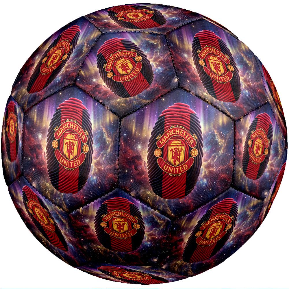 Pallone da calcio tema Manchester United Taglia 5 Pallone da calcio Tocco Morbido Pallone da calcio per Allenamento Professionale per Sport all'Aperto