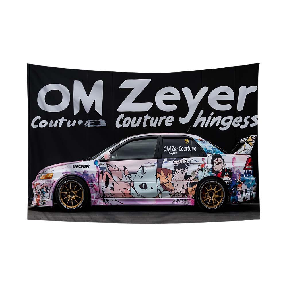 Fluorescent Festival Atmosphere Wall Hanging - Artistic Decoration Cloth