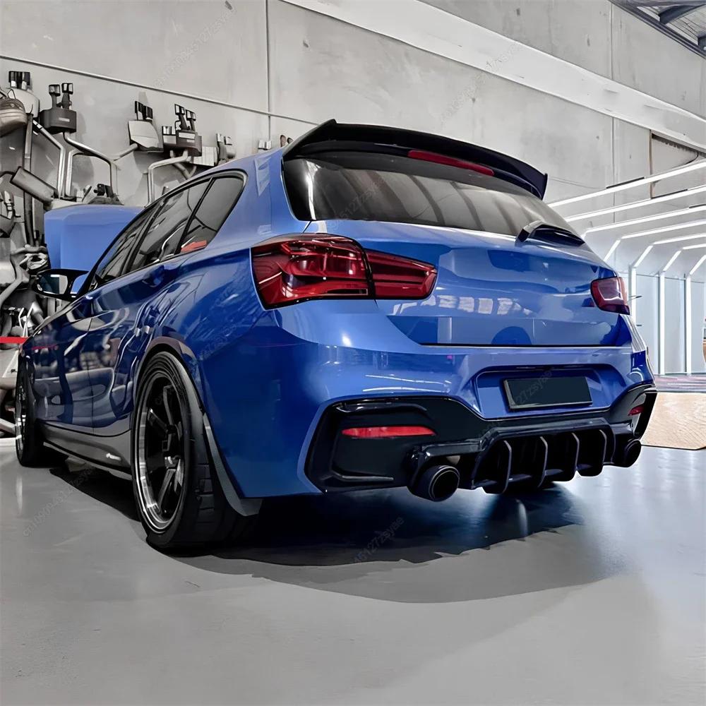 Difuzor Buza Bara Spate Splitter Aripioare Spate Canards Aripa Ornamente Pentru BMW Seria 1 M Sport F20 F21 M135i M140i 2015-2019 Nou