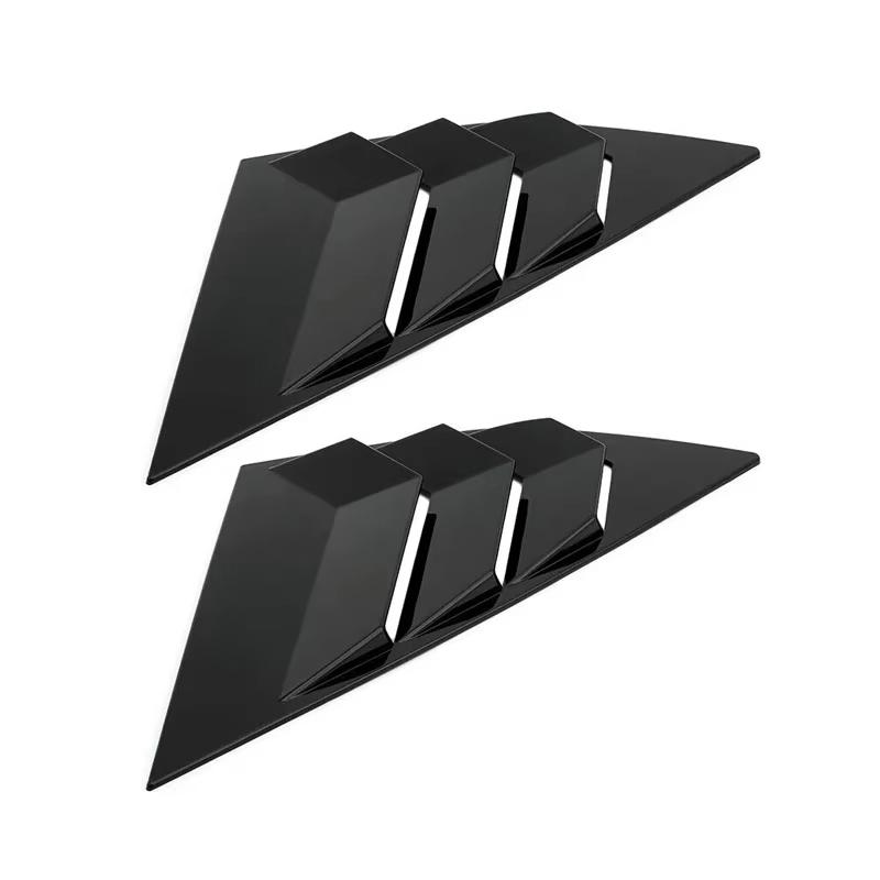 2pcs Rear Window Louvers Car Vent Side Tuyere Louvers Vent For Ford Focus ST RS MK3 2012-2018