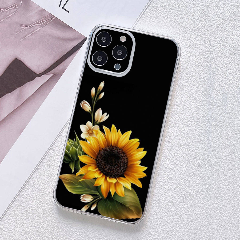 Чехол для телефона Motorola Moto Edge 40 30 neo G54 G24 G84 iPhone 15 14 Xiaomi Redmi Note 13 12 11 Pro Samsung Galaxy A54 с изображением подсолнуха и флага Украины