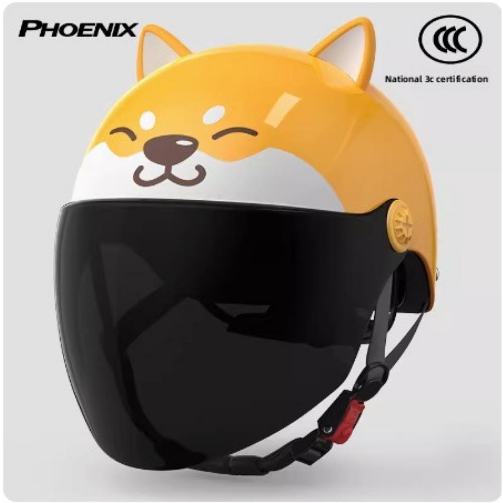 Children's Electric Car Helmet Motorcycle Helmet Cartoon Half Helmet Summer Helmet Four Seasons Helmet