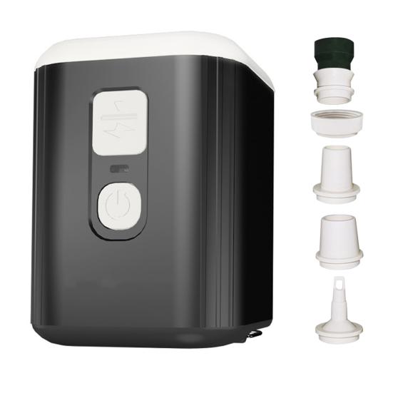Outdoor Mini Air Pump with LED Light 6 Nozzles Portable USB Inflatables Ring Pool Float Air Mattress Bed Portable