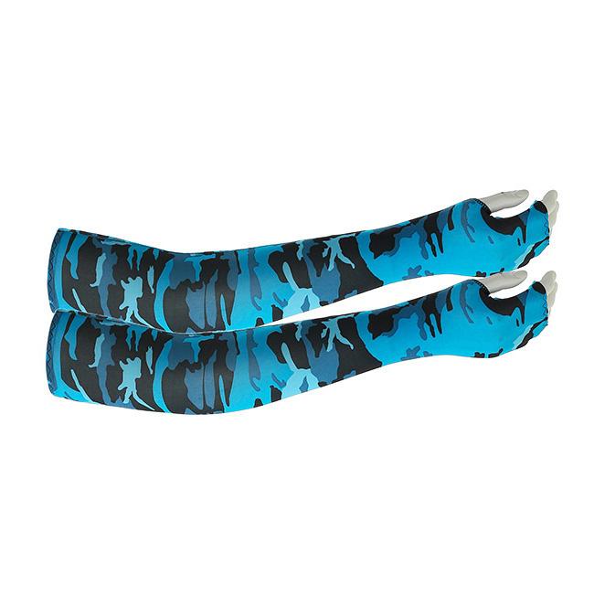 Wholesale Adult's Cooling Arm Sleeves Long Fingerless Gloves Anti-Slip Sun Protection Arm Sleeves