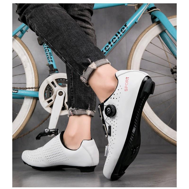 Unisex Road Mountain Bike Cycling Shoes With Stiff Sole Indoor Trainer Outdoor Riding