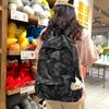 Japanese Ins Bear Print Student Schoolbag Female College Student Simple Backpack Female High School Trendy Girl Backpack