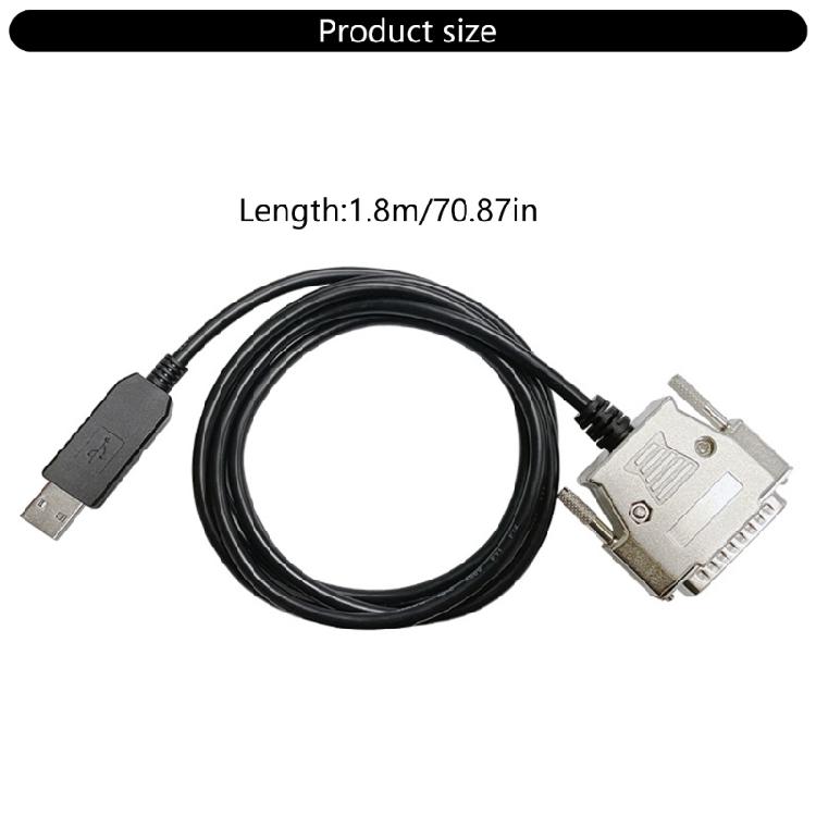 USB To DB25 Male RS232 Conversion Cable Fast Speed USB-DB25-MALE For Efficient Data Transmission With Classical Printers