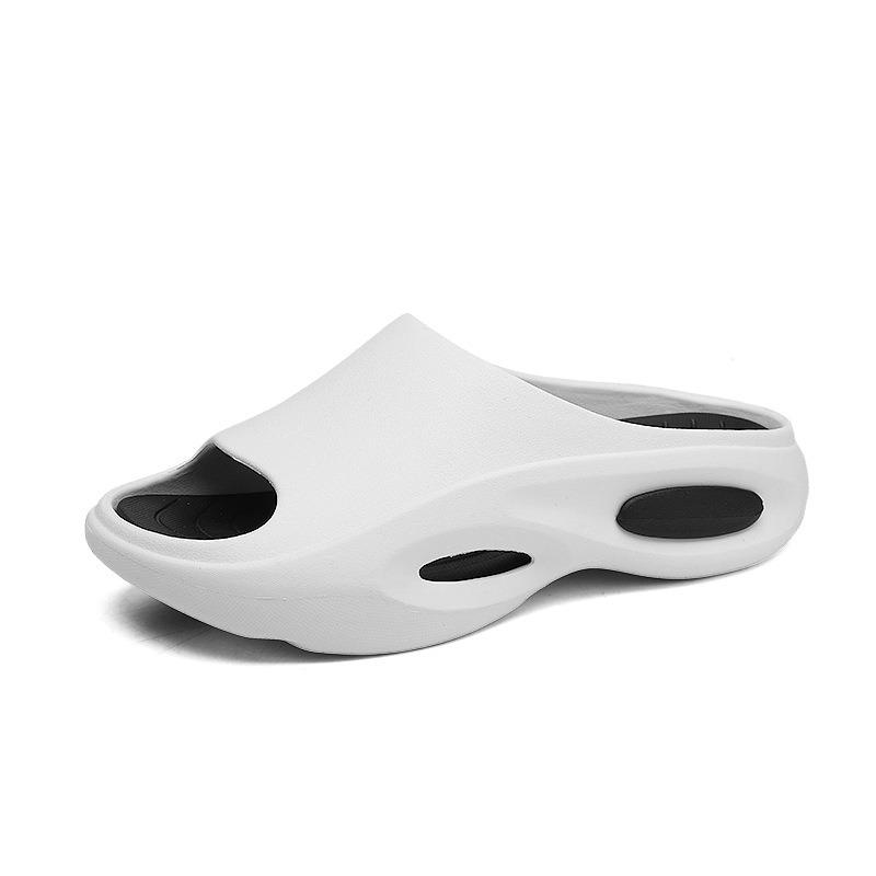 Slippers Men's New Summer Soft Bottom Non-slip Casual Sandals Fashion Double Color Beach Thick Bottom Sports One-word