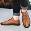 Men’s Moccasins Green Driving Shoes Wide Blue Flats Casual Shoes Plus Size Outdoor Summer Handmade Shoes