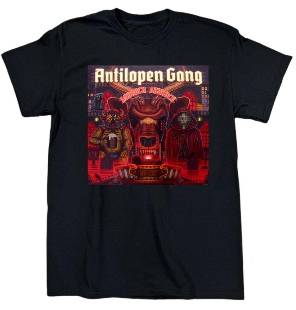 NEW ANTILOPEN GANG Band Album Heavy Cotton Black S5XL T Shirt AG846 Unisex T-Shirt XL