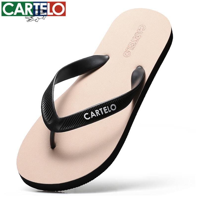 CARTELO Men s Casual Summer Flip-Flops 40