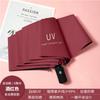UV automatic three-fold umbrella for sun protection and UV protection for school