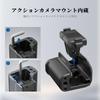 Neewer AC034 Side Handle for AC014 Modular Quick Release Magnetic Action Camera Mount Adapter for Osmo Action 5 with Grip and Cold Shoe Shutter