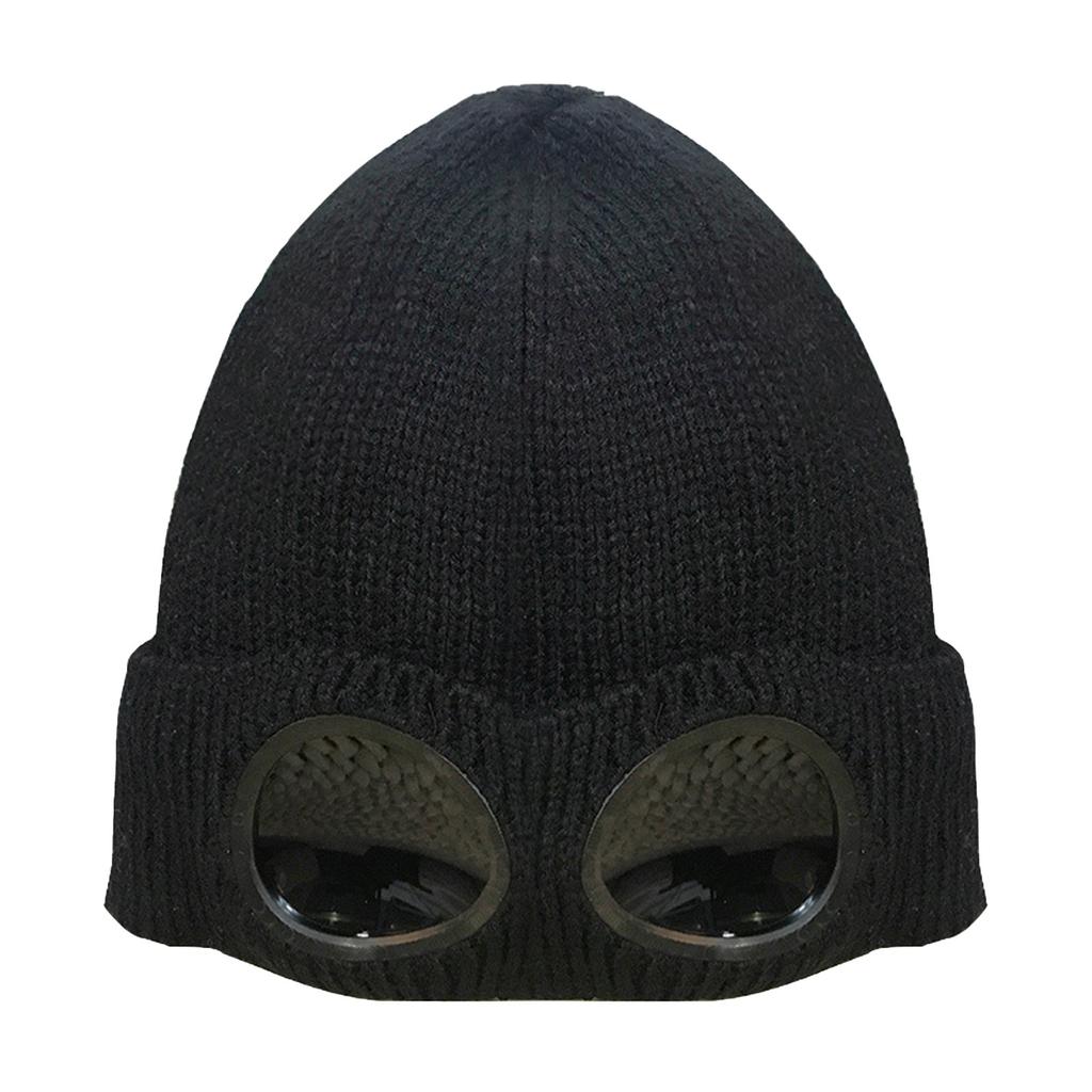 Men's and Women's Windshield and Cashmere Ski Hat Knitted Warm Woolen Hat