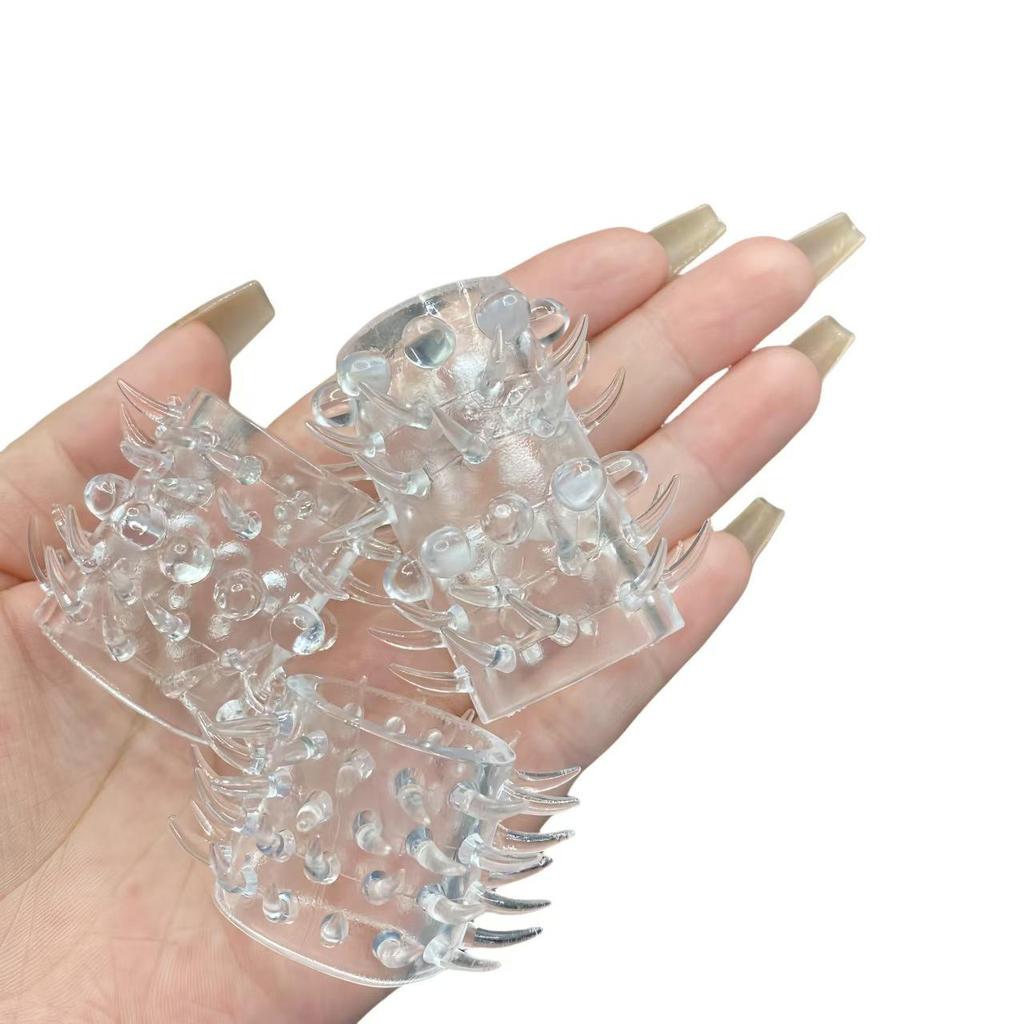 One-Hand Adult Sex Toy: Big and Small Flower Spiky Sleeves, Fun Heterosexual Sleeve.