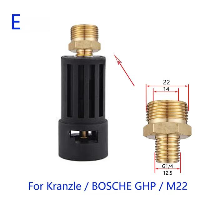High-Pressure Car Wash Water Gun Adapter for Karcher, Bosch, Ryobi