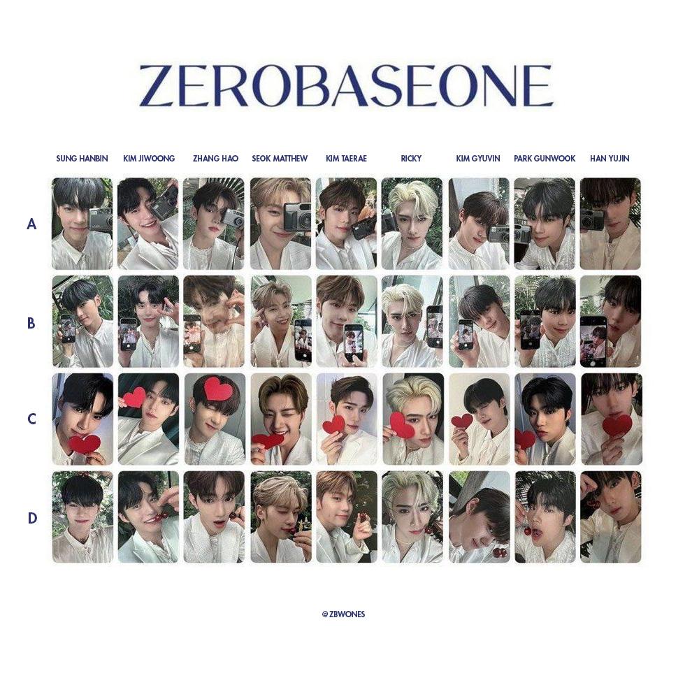 

ZEROBASEONE 2023 Fan Con Коллекционная карточка Фотокарточка