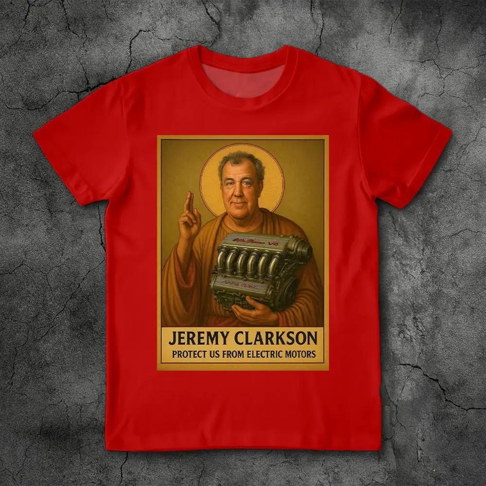 Jeremy Clarkson Proteggici Dai Motori Elettrici Merch Fan Maglietta Top Gear Divertente Meme Grafica Magliette Unisex Casual Larghe T-shirt