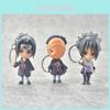 Ny 6 st Naruto PVC-figur Nyckelring Nyckelring Leksak Hänge Bedårande Anime Cosplay Gåva