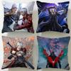 Classic Game Devil May Cry Cushion Cover Soft & Easy-Wash Pillow Case – Versatile for Couch, Bed, Travel and Office