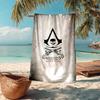 Ultra-Soft Beach Towel with Assassin's Creed Theme,Ideal for Pool - Camping, Diving - Perfect Travel Essential, Vibrant Beach Towel.