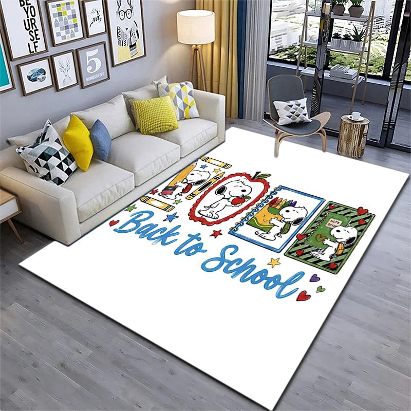 1PC Snoopy Rug - home decoration Carpet For Living Room Bedroom Flooring Computer Chair Area Rug