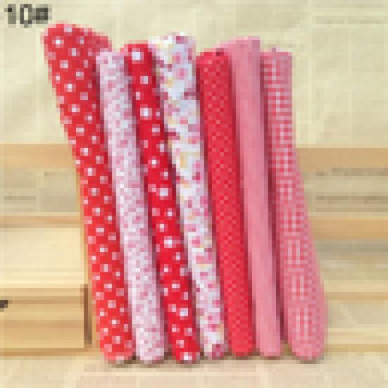 7 pezzi/set tessuto trapuntato tessuto di cotone floreale accessorio fai da te cucito fatto a mano