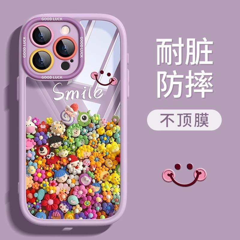 Color Doll Apple 16 Mobile Phone Case 15 New 13 Popular 16pro Transparent 12 Cartoon 11 Cute Max Anti-drop