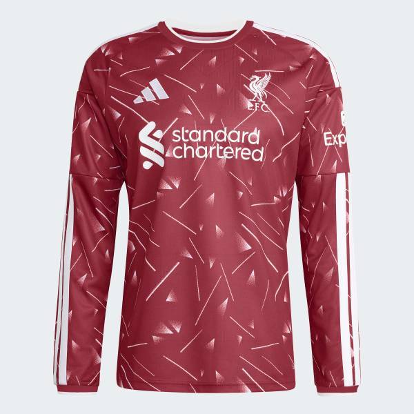 adidas Liverpool Fc 26 27 Long Sleeve Home Jersey Kb8268