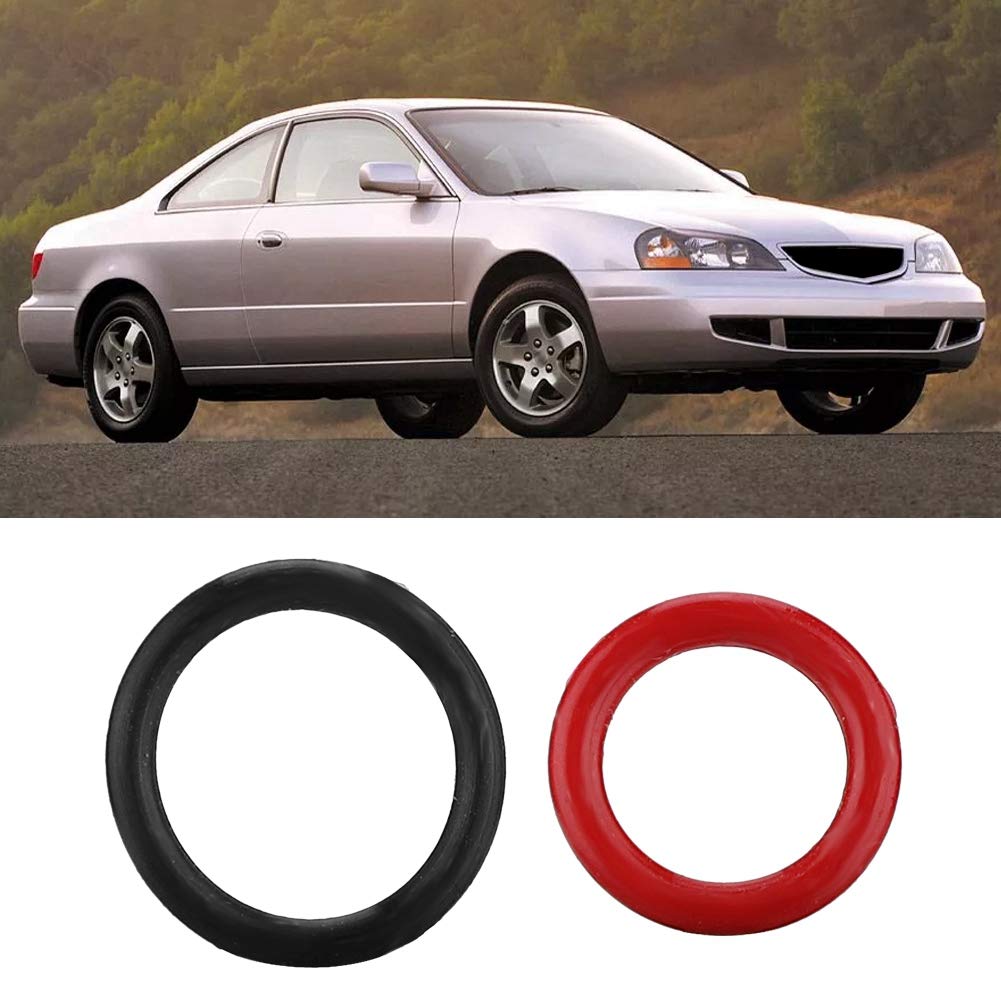 2pcs Power Steering Pump Rubber Inlet & Outlet O-Ring Seals,