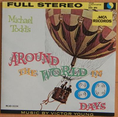 CD VICTOR YOUNG - Around the World In  MCAD31134 MCA Records 1987 US Soundtracks & Musicals Used