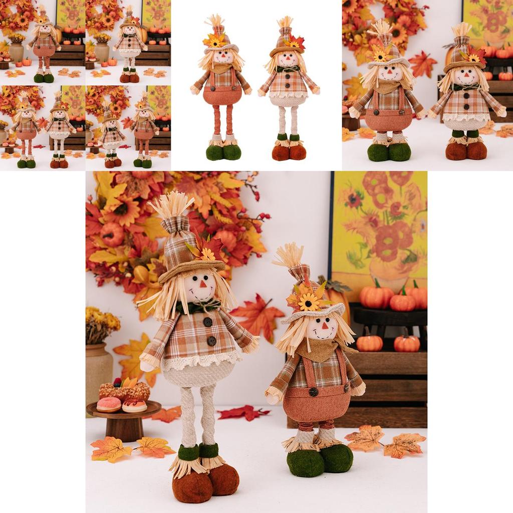 Panenka strašáka do pole pro sklizeň Plyšová figurka na Den díkůvzdání Domácí dekorace