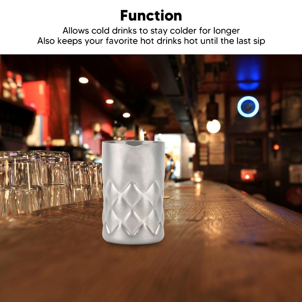 304 Stainless Steel Cocktail Shaker Corrosion Resistance Cocktail Beaker Bartender