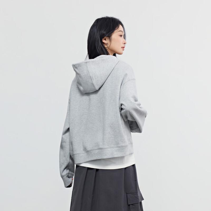 Elva' Island Women's Spring Long-Sleeve Hooded Sweatshirt