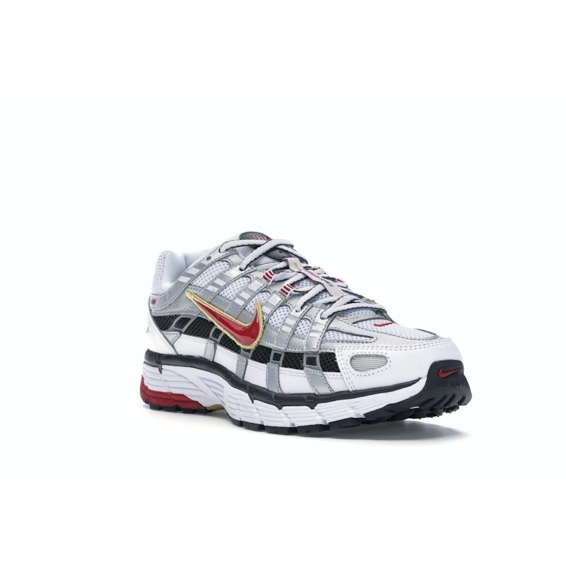 Nike P-6000 CNPT Metalíza Stříbrná Červená Dámské Tenisky Bílá-University-Červená BV1021-101
