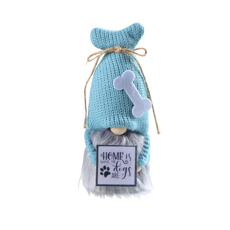 

Christmas Faceless Doll Doll Rudolph Doll Ornaments Holiday Decorations синій