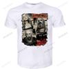 Unisex Vintage print tshirs  From Hell Movie TShirt Horror Rob Zombie Vintage Black For UnisexWomen Style Round Tee Shirt