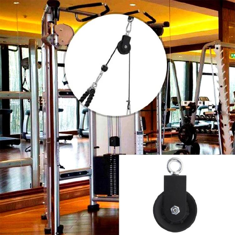 Cable Pulley 360 Degree Rotation Traction Wheel for Pulley System DIY Attachment