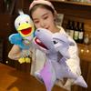 Cartoon Animal Bear Leopard Hand Puppet Plush Toy Big Mouth Duck Flying Dragon Doll Parent-Child Interactive Game Rag Doll
